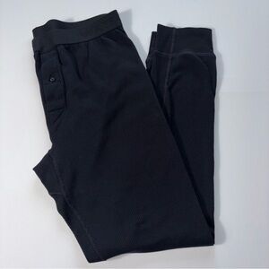 Watson’s Thermal Underwear Pants Mens L Black Waffle Knit Base Layer
